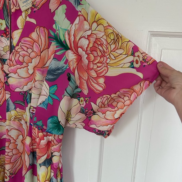 Anthropologie Farm Rio Floral Jumpsuit Wide Leg - Picture 3 of 7